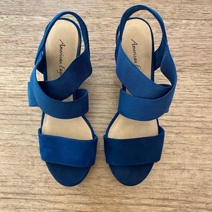 American Eagle wedge sandals